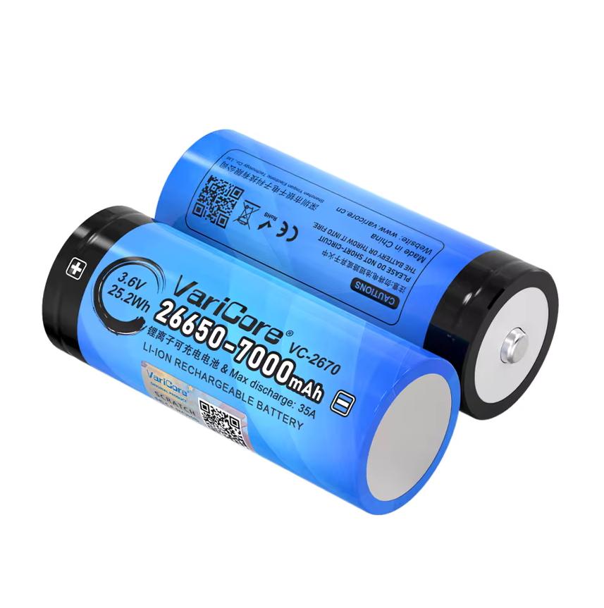 Akumulator Bateria Ogniwo Varicore Vc-2670 Plus 26650 Li-Ion 3.7V 7000Mah