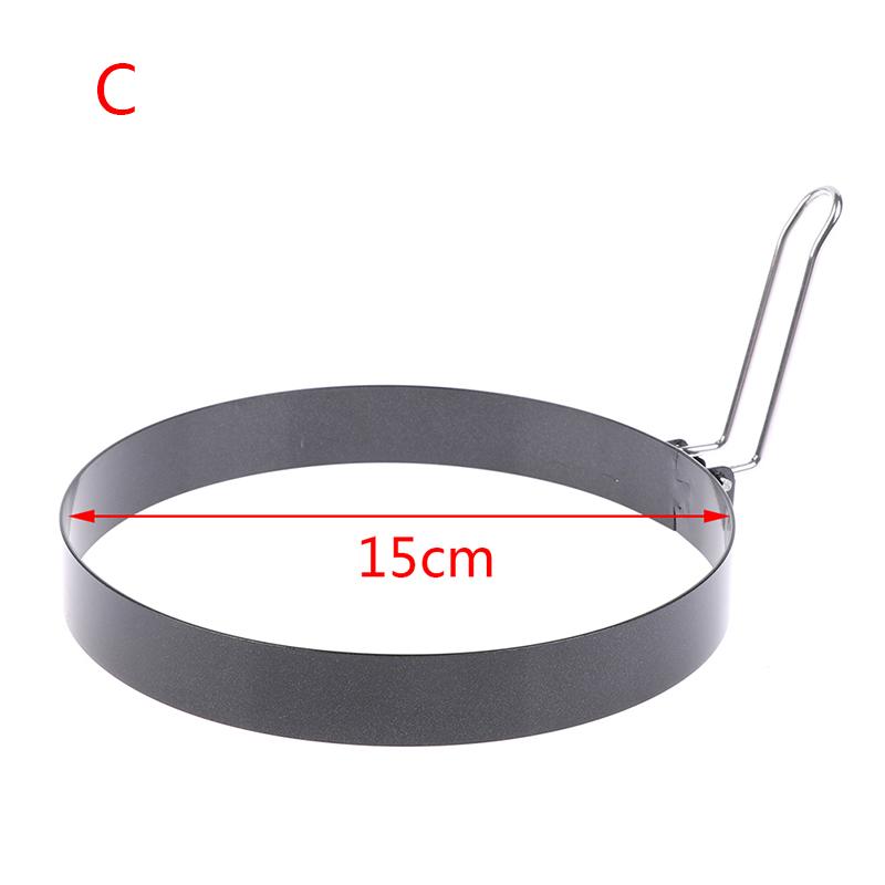 9/10/15/20Cm Pancake Ring Mold Metal Fried Egg Shaper Non Stick Egg Cooking Ring