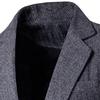 Men's Casual Fashion  Color Single Button Long Sleeve Suit Jacket Coat