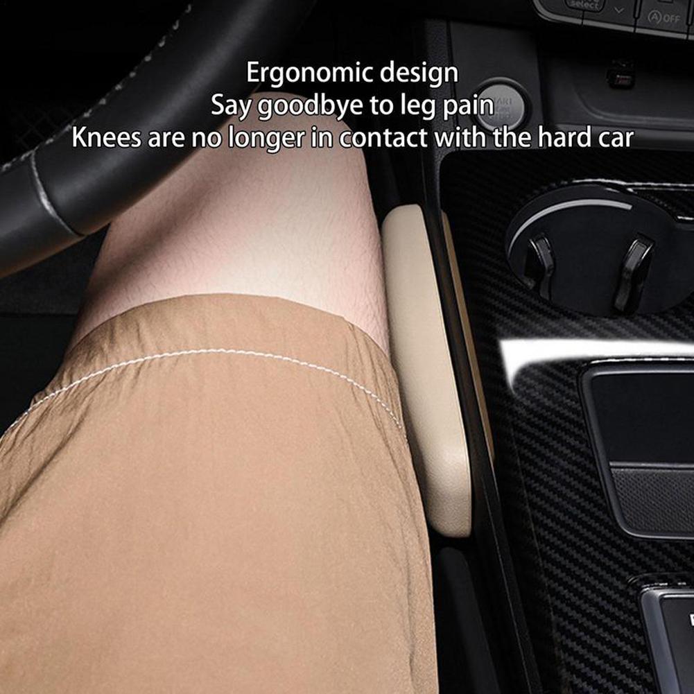 Car Knee Cushion Comfortable Center Console Door Armrest PU Car Interior Pillow Cushion Car Knee Pad Cushion Car Interior Decor