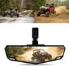 Wide Angle Convex Rear View Mirror Suitable For Off Roading Vehicles Adjustable Mounting Bracket Fit Multiple UTV Models