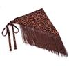 Chinese Style Triangular Waist Belt Printing Ethnic Style Trim Butt Curtain Irregular Hem Ruched Triangular Waistband Adult