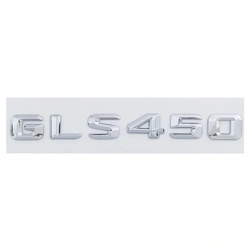ABS Car Rear Trunk Emblem Sticker Letter Decal for Mercedes Benz C63 A45 E320L E350L S400L A220L ML350 GLS450 CLA260 Accessories