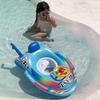Baby Swimming Ring, Swimming Seat, Baby Swimming Aid with Steering Wheel Handle, Swimming Hoops, Baby Swimming Trainer, Boat for From 1-5 Years Old