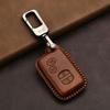 Genuine Leather Protector for Toyota Key Cover Old Prado Land Cruiser Prius Reiz Camry Crown Key Case Cover Fob