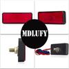 MDLUFY Reflector LED Reflector, 12 V, Small, Brake LED Turn Signal, Interlockable, Side Marker,