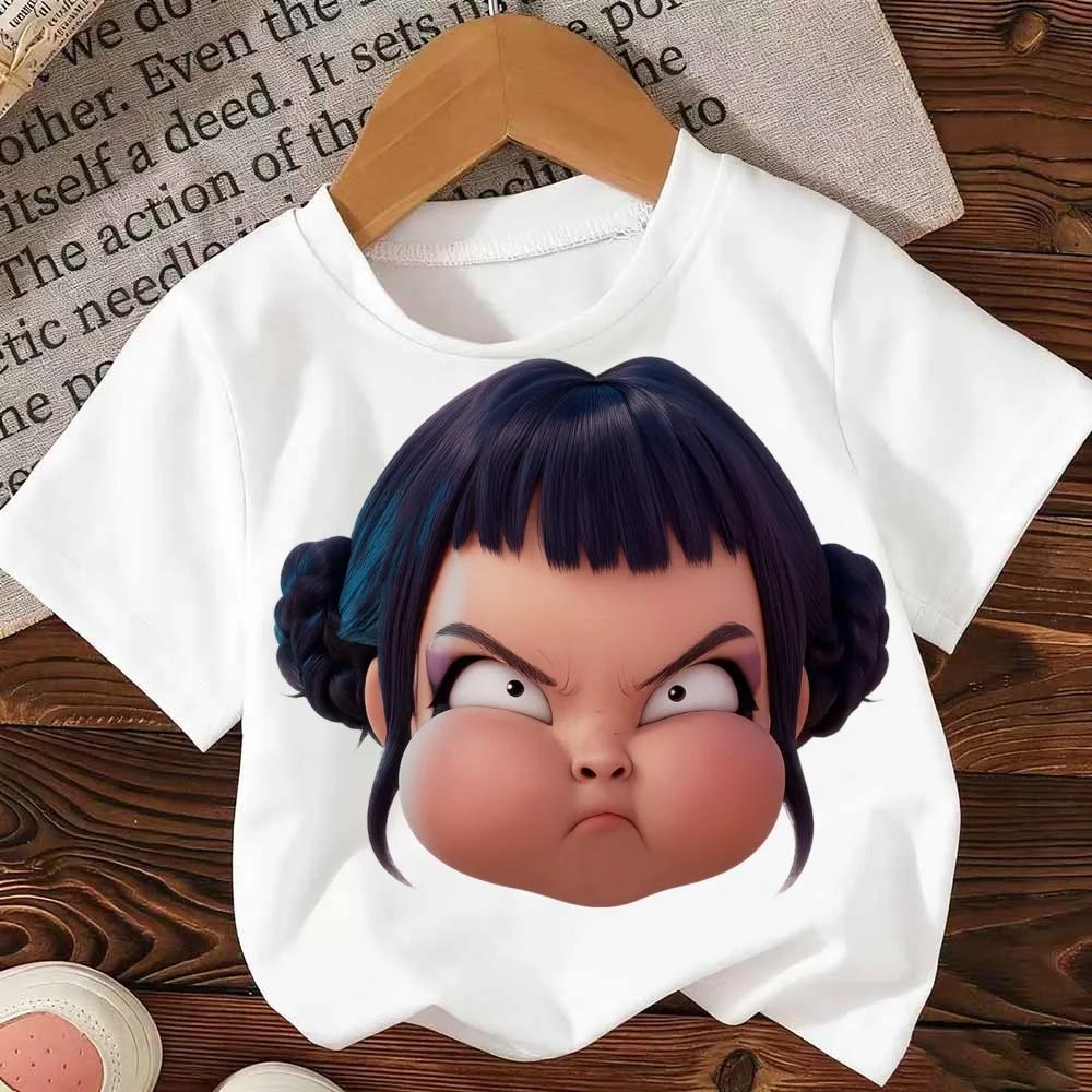 Kids Kpop Demon Hunter T-Shirt Summer Y2k Short Sleeve Fashion Top for Girls And Boys