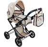 Doris Doll Stroller Large Deep Pram with Bag