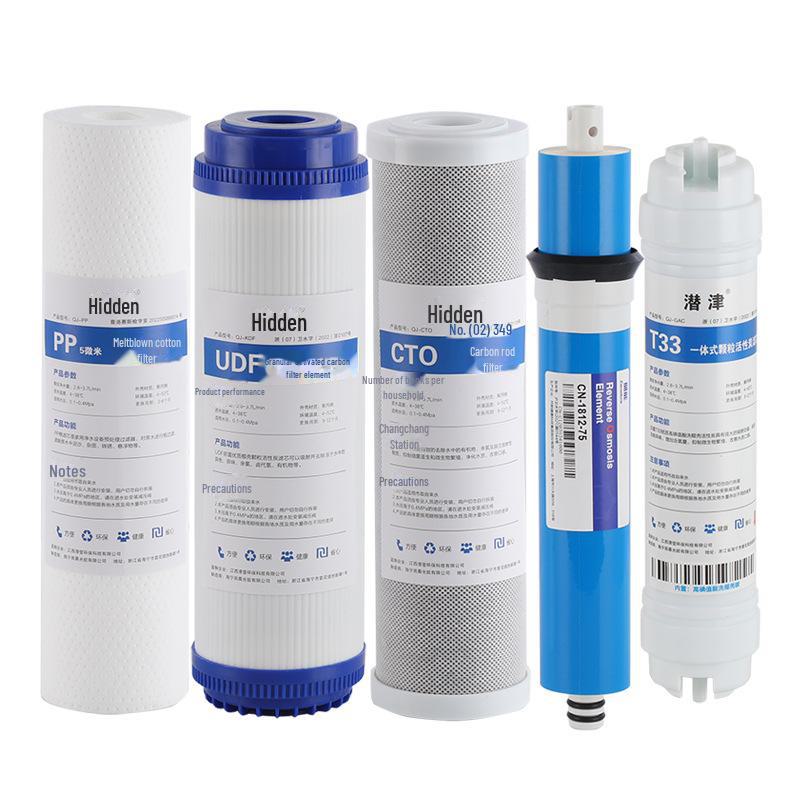 Universal 10-Inch Activated Carbon Water Purifier with 3-Stage Filter