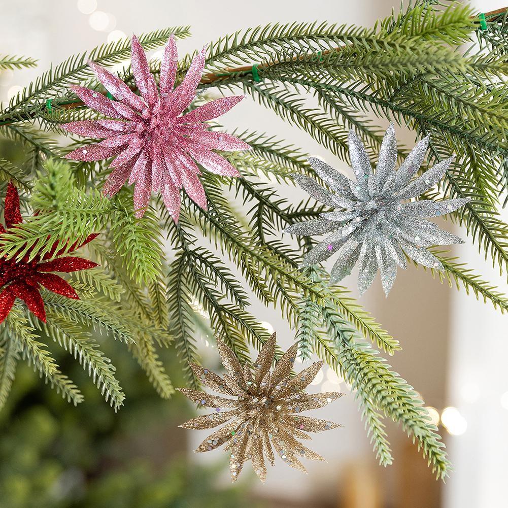 Color Variety Artificial Flowers Christmas Decorations