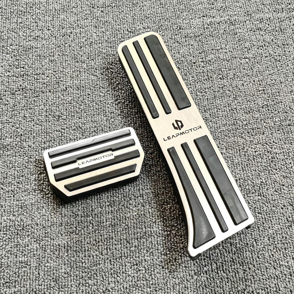 For Leapmotor S01/C10/C16/C01/T03/B10/B01/B05/Lafa5/B03X Accelerator Brake Pedals Protective Cover Aluminum Alloy Wear-Resistant