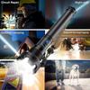 FETNHU Observatioy Flashlight, Observatioy Outdoor Lighting White Laser Flashlight, Observatory Flashlight with Cob Warning Side Work Light, USB
