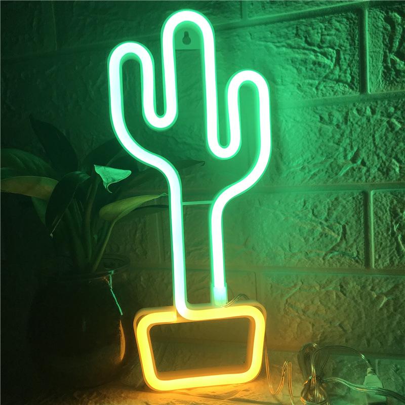 Herz & Stern LED Neon Mondlicht
