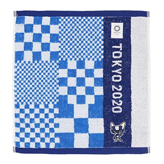 Official Tokyo 2020 Licensed Hand Towel with Tokyo 2020 Olympic Mascot Embroidery (Product Number 1905030000)