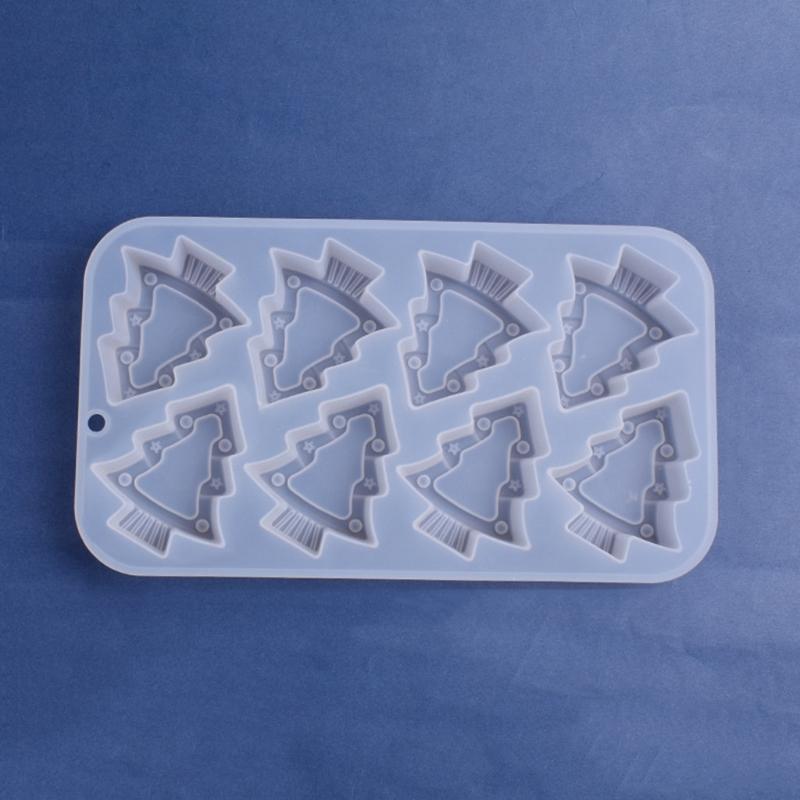 Practical Christmas Tree Molds Handmade Silicone BPA-Free Easy To Release No Residue for Mousse Cake Making DIY Crafts