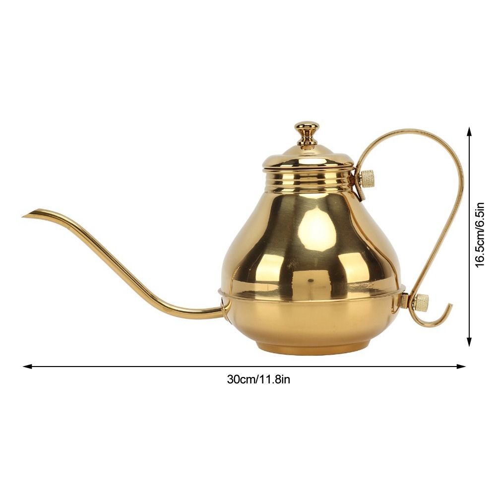 Ergonomic Handle Coffee Drip Kettle Stainless Steel Teapot Home Brewing