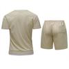 Herren Sommer Sport T-Shirt Anzug Täglich Lässig Kurzarm Shorts Zweiteiliger Anzug