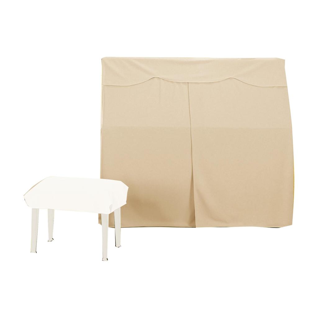 Alps Upright Piano Knit Large Made in Beige Cover, Type, A-UX, Size, Japan,