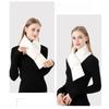 Unisex Down Cotton Fashion Windproof Winter Neck Warmer Featuring Warmth Solid Autumn Thickened Portable