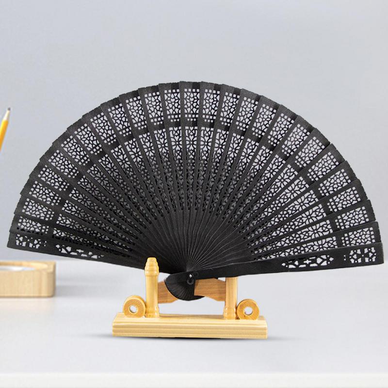 Handheld Folding Fans Vintage Folding Fans Wedding Party Favor Supplies Photo Props Dance Home Party Folding Decorative Fans