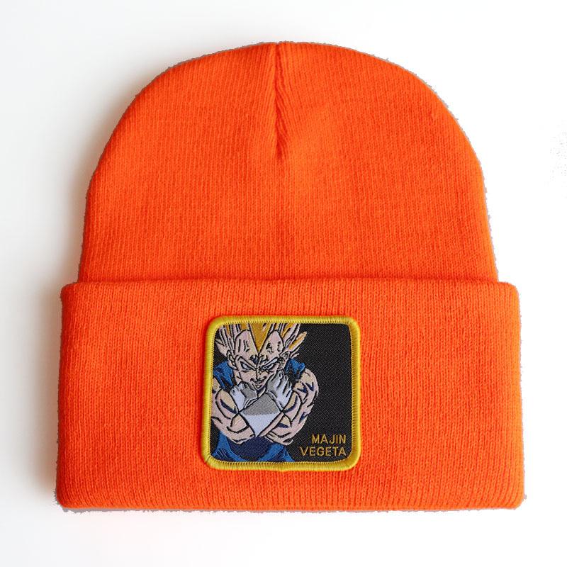 New Anime Cartoon Character Dragon Ball Super Saiyan Knit Hat Beanie Hip Hop Ski Pullover Hat