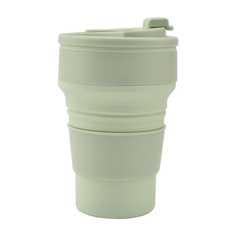 Collapsible Silicone Travel Mug for Camping and Sports