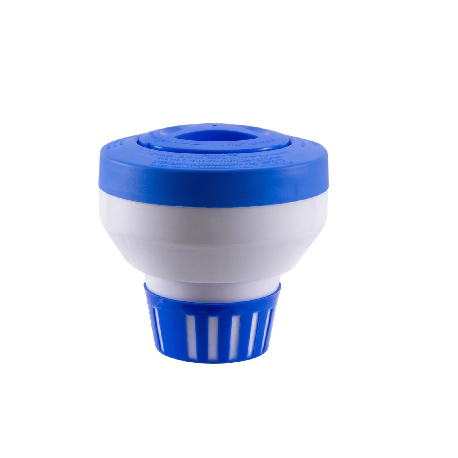 Thickened Pool Floating Box Pool Disinfection Supplies Bath Automatic Dispenser Cup One Size синий