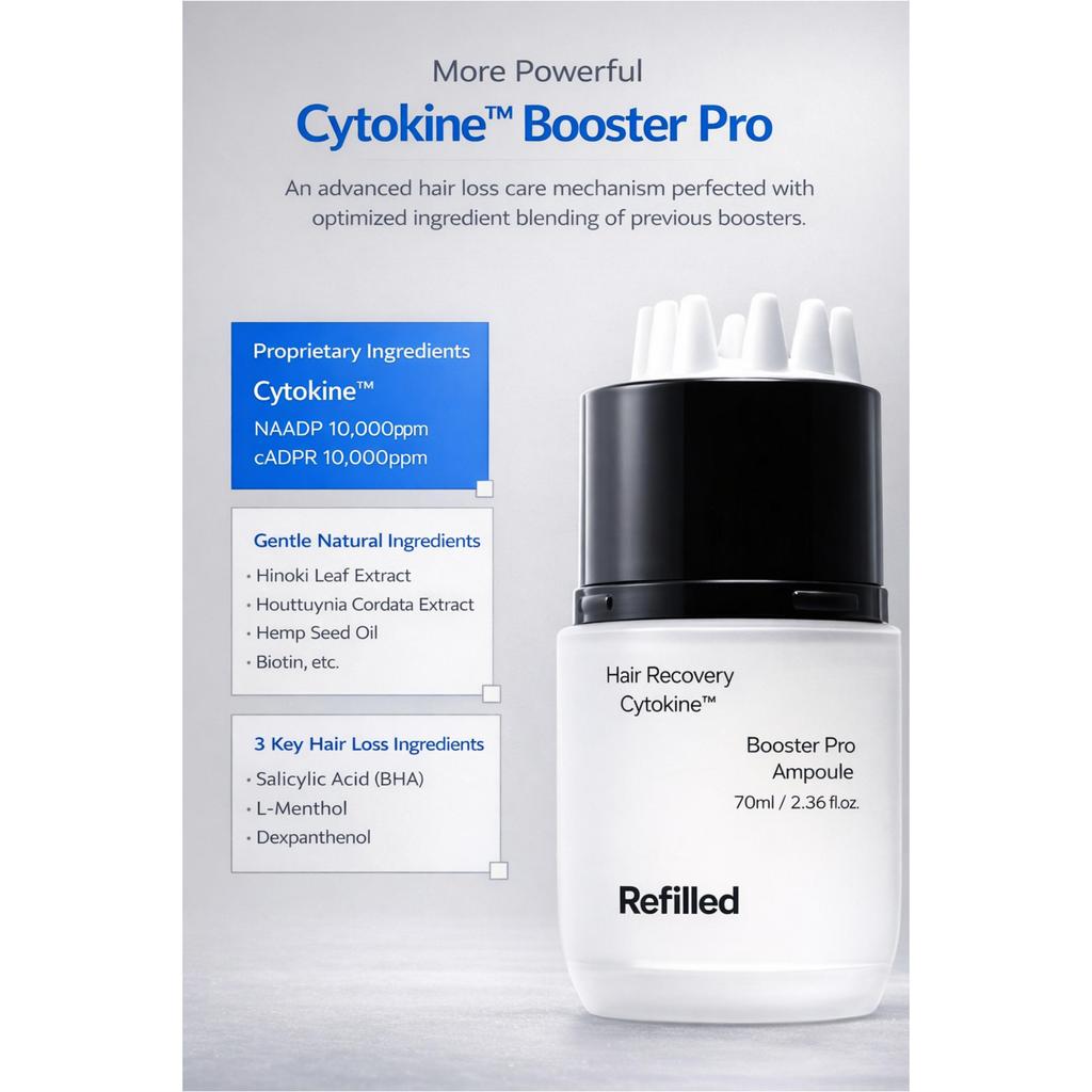 Refilled Cytokine Booster Pro Ampoule Set 70ml + 70ml