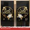 2025 Christmas Window Clings: Santa Claus Tree Decor