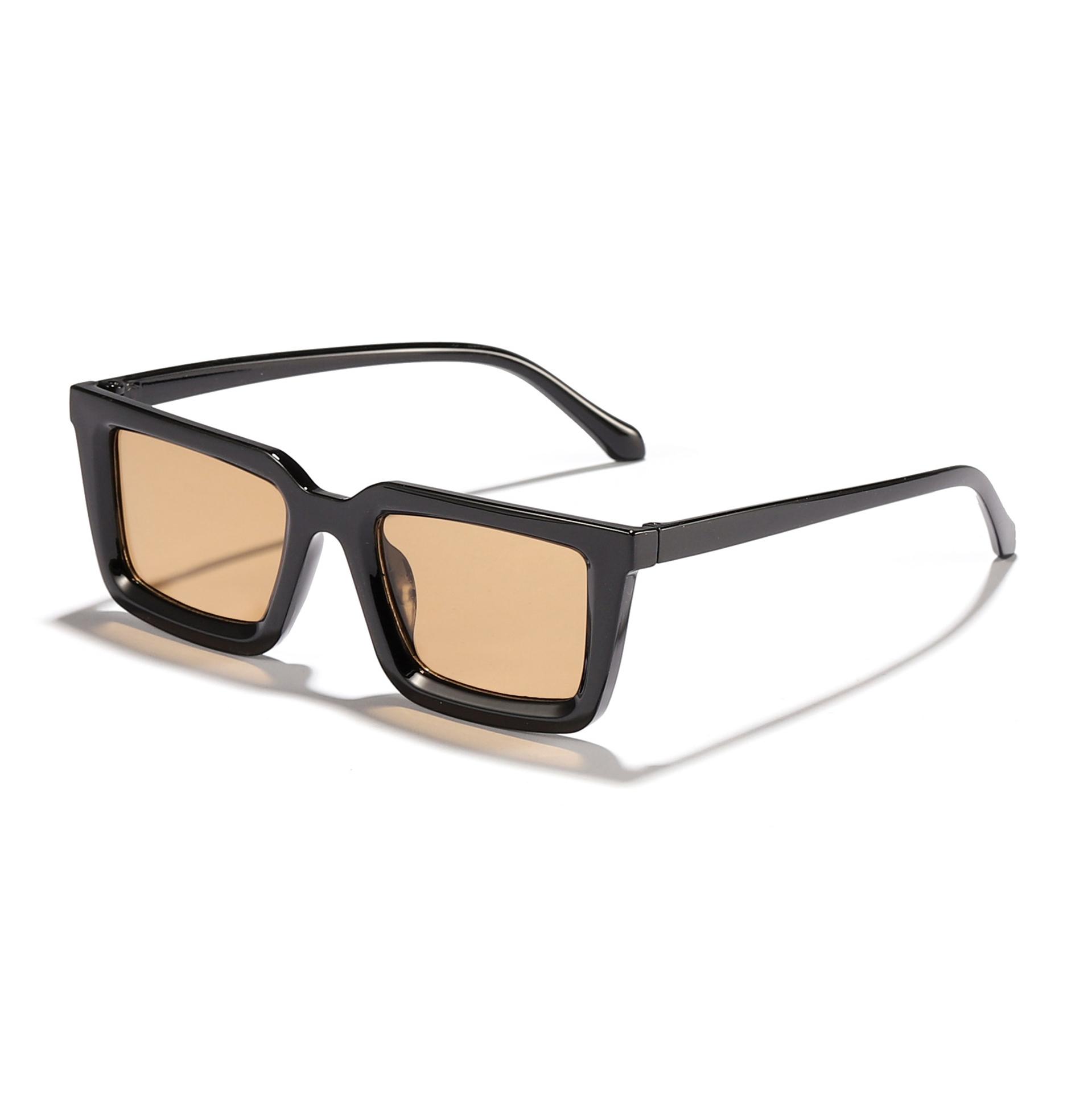 

Vintage Rectangle Sunglasses Stylish Women Men Designer Eyeglasses Female Male Outdoors Classic Mirror Shades UV400 Glasses Quality 1PC