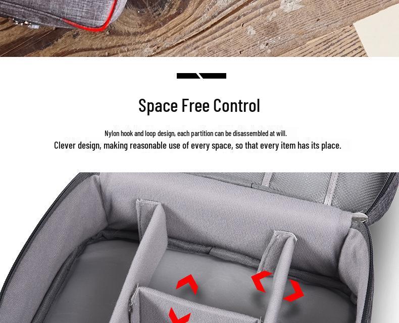 Multifunctional Mobile Accessories & Storage Bag for Phones, USB Drives, Power Banks, and Cables