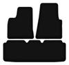 BASIC Black Velour Floor Mats For: Tesla SI Sedan (2012-2016)