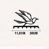 Bird Design Key Hanger 7 Hook Wall Mounted Organizer Rustproof Durable Home Decor