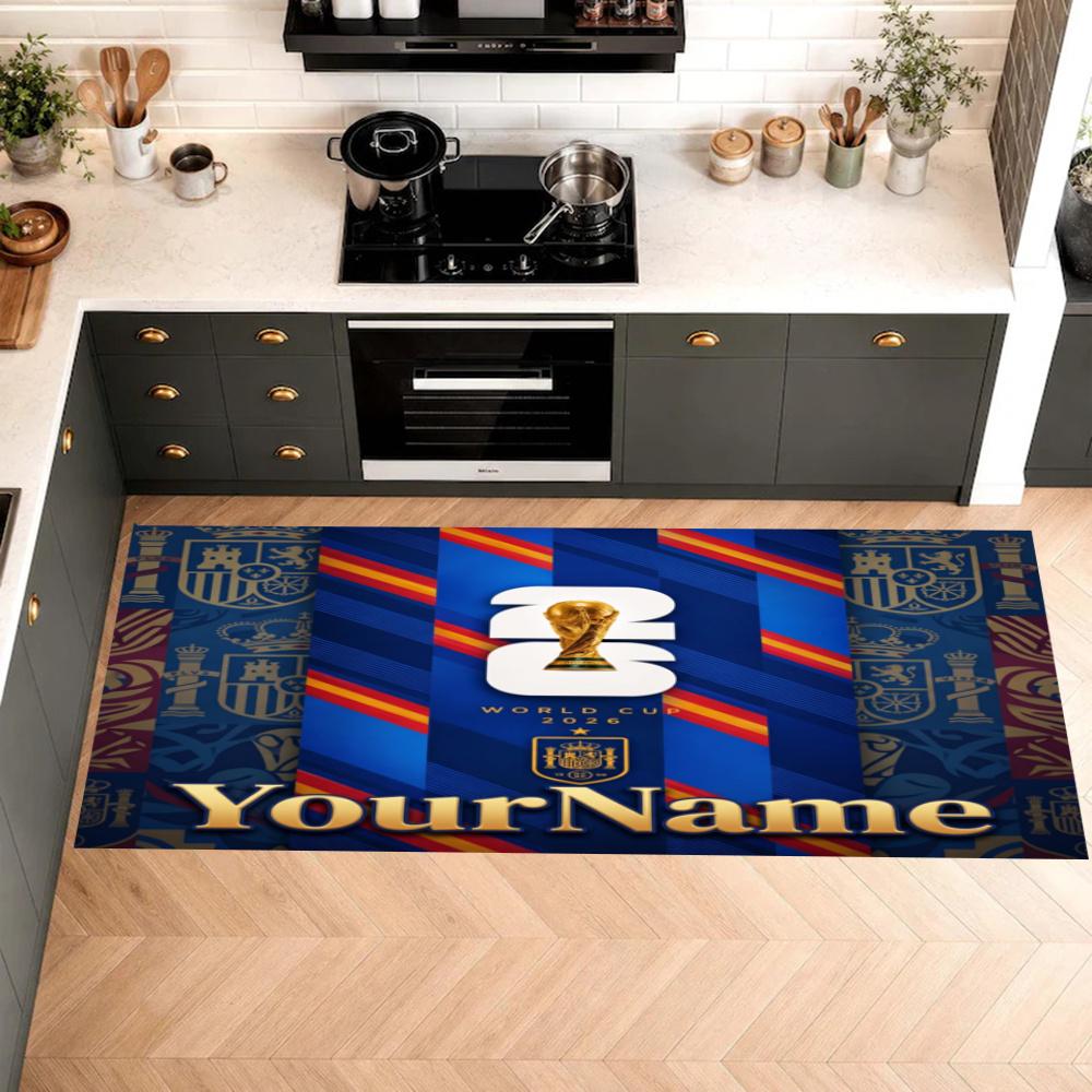 Galatasaray1 Customize Your Name Kitchen Floor Mat Nonslip Carpet Doormat Suitable For Living Room Kitchen And Bathroom Home Decor