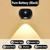 Led Motion Sensor Wall Lamp Touch 360 Rotatable USB Recharge Wireless Portable Night Light For Bedroom Reading Lamp
