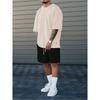 Herren Zweiteiler Sportbekleidung Sommer Locker Täglicher Anzug Outdoor Straße Kurzarm Shorts Zweiteiler Herren Sommer Anzug