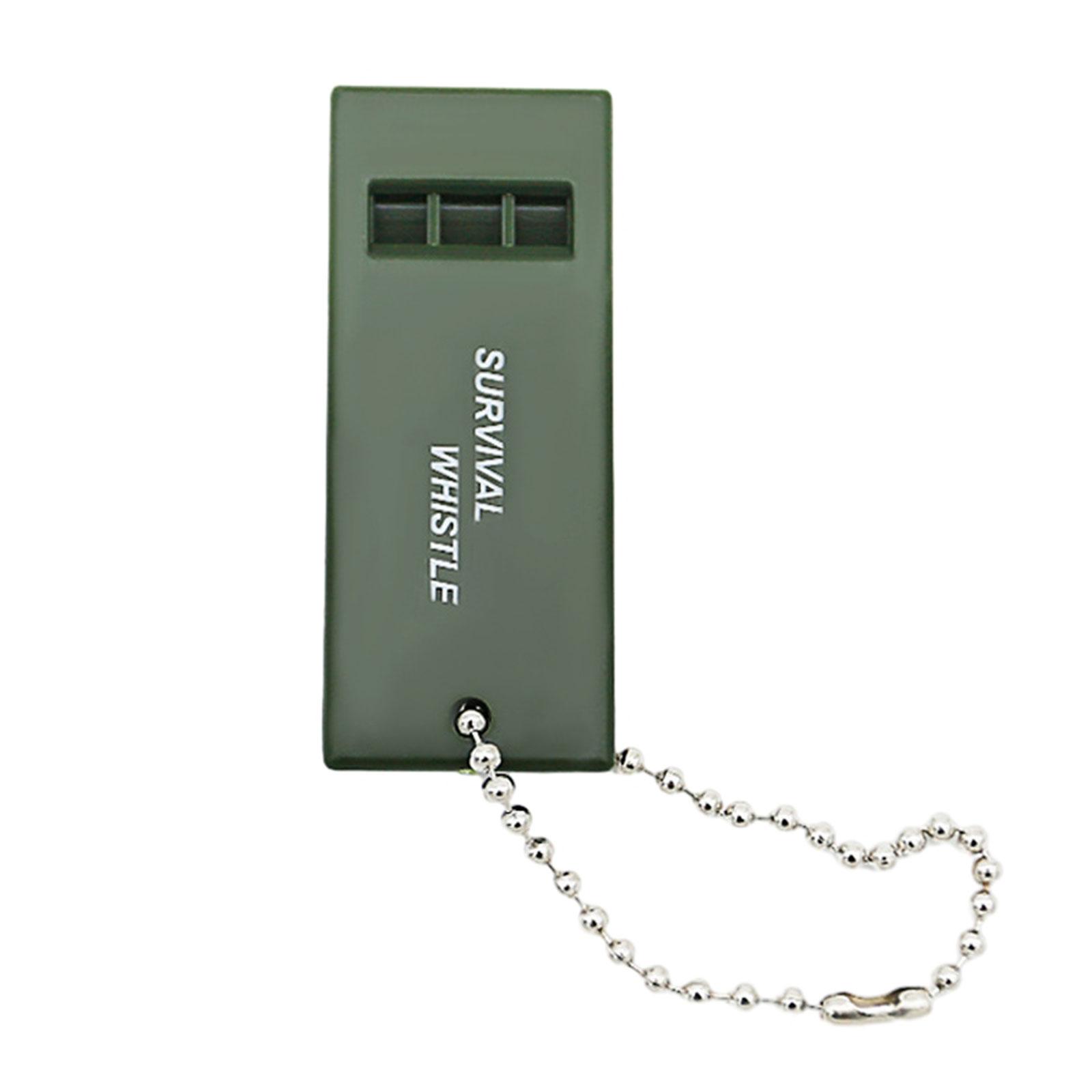 

High Decibel Survival Whistle Outdoor 3-Frequency Emergency Whistles Keychain Outdoor Safety Survival Whistle Durable 1