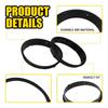 7" Black Headlight Retaining Ring Light Bezel For 1997-2006 Jeep Wrangler TJ