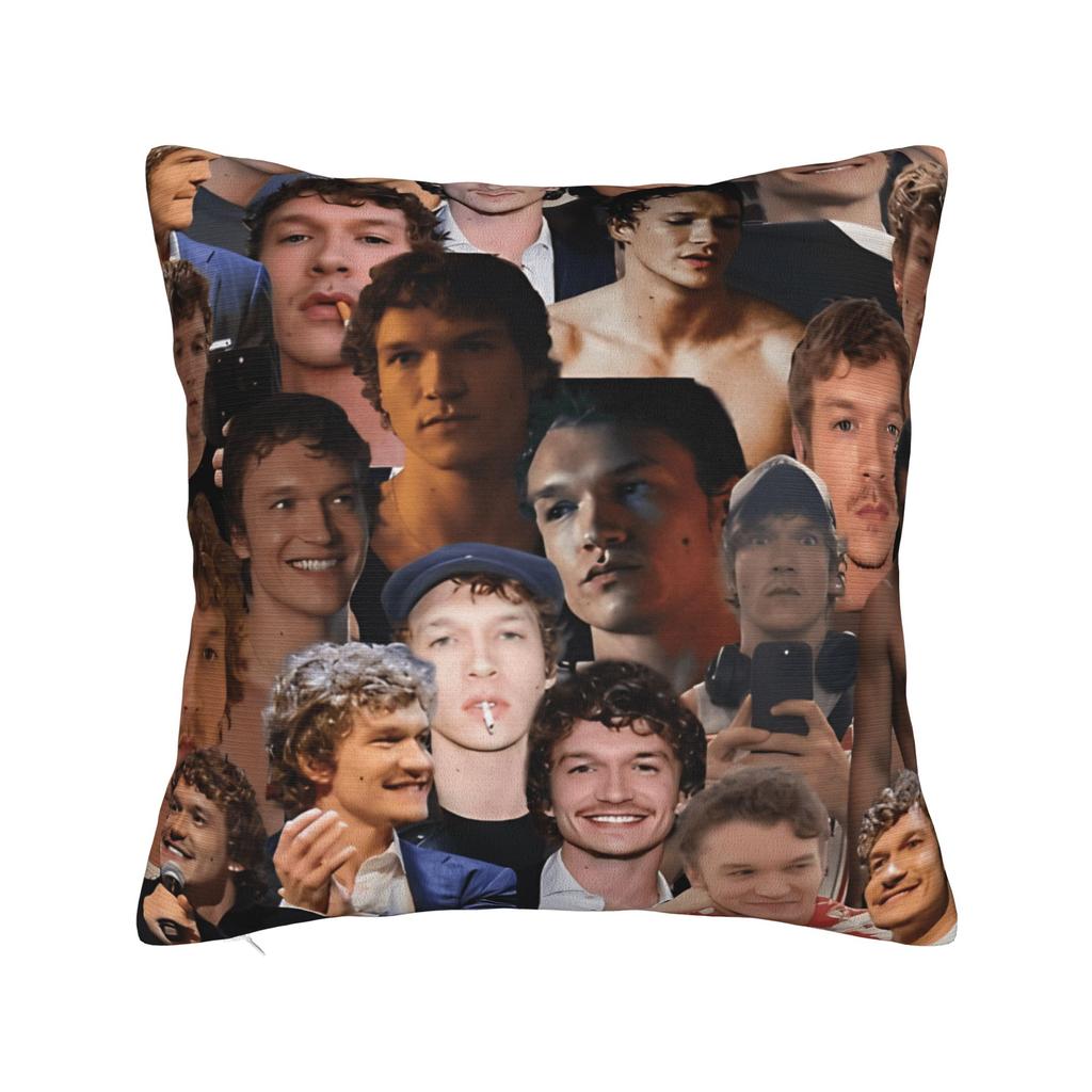 Federa per Cuscino Rivalità Riscaldata Collage di Foto ConnorStorrie Copricuscino Personalizzato per Divano Camera da Letto Arredamento per la Casa Federe Divertenti