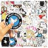 50 Cartoon Funny Duck Doodle Stickers Decorate Guitar Notebook Suitcase DIY Waterproof