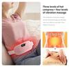 3 Level Temperature Electric Warm Waist Belt LED Display Vibrating Abdominal Massager  Body Shaping