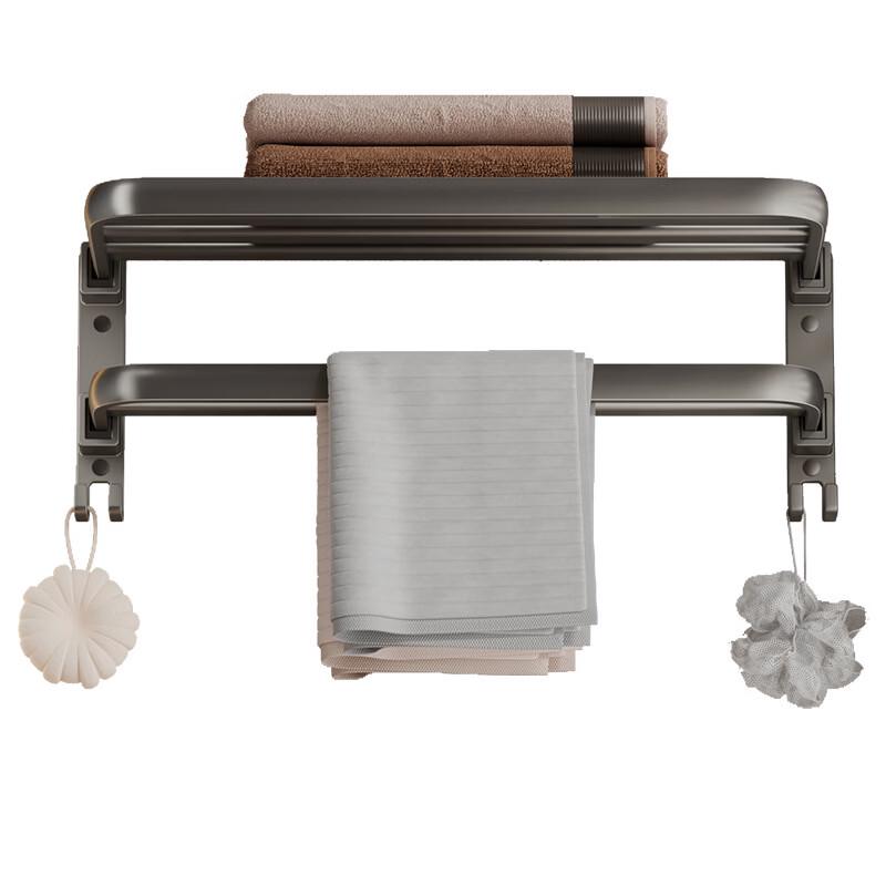 Yipan No-Drill Space Aluminum Towel Rack 3-Piece Set