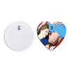 Sublimation Blank Badge DIY Heat Transfer Button Pin Personalized Acrylic Brooch With LED Light for DIY Crafts Lapel