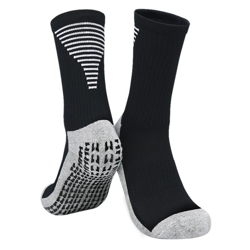 Men'S Dispensing Football Socks Men'S Professional Training Sports Socks Towel Bottom Breathable Medium Tube Socks Non-Slip Socks