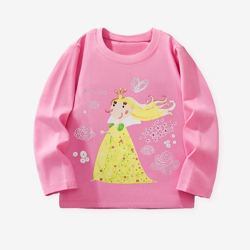 

25th Anniversary Girls Long-Sleeve Cartoon Knit Sweater - Cute Autumn/Winter Round-Neck Top 140cm (8Y)