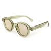 Round frame sunglasses men's trend polarized pin glasses legs sun protection UV protection sunglasses polarized sunglasses