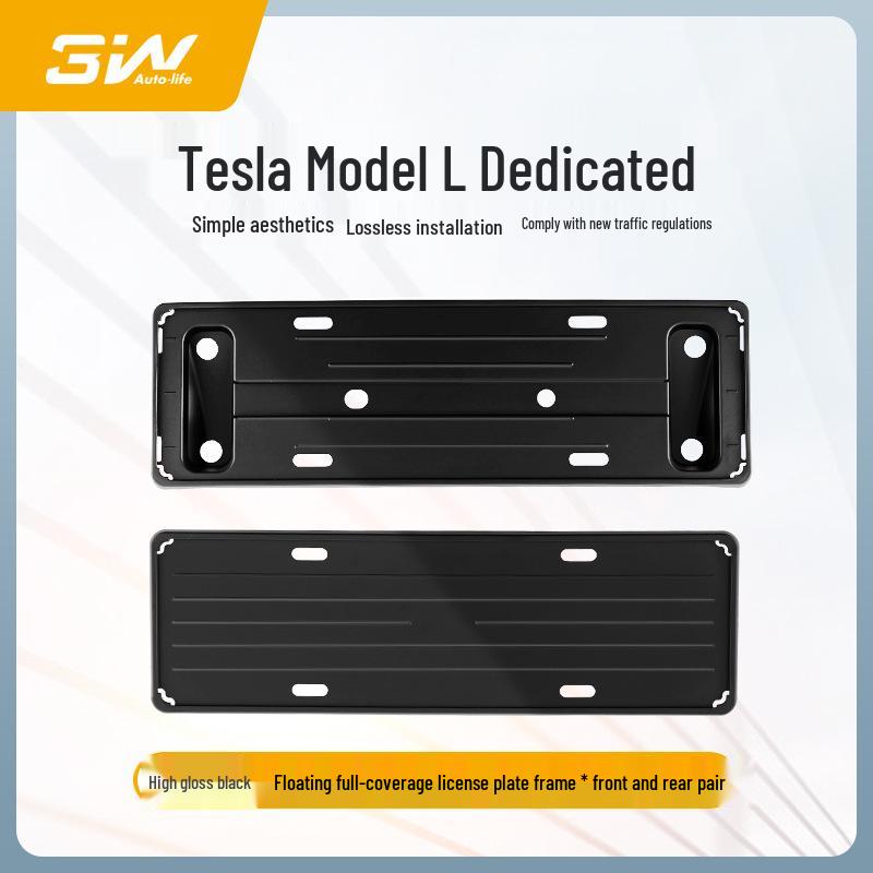 3W Full Coverage License Plate Frame for Tesla Model 3/Y (Refresh)