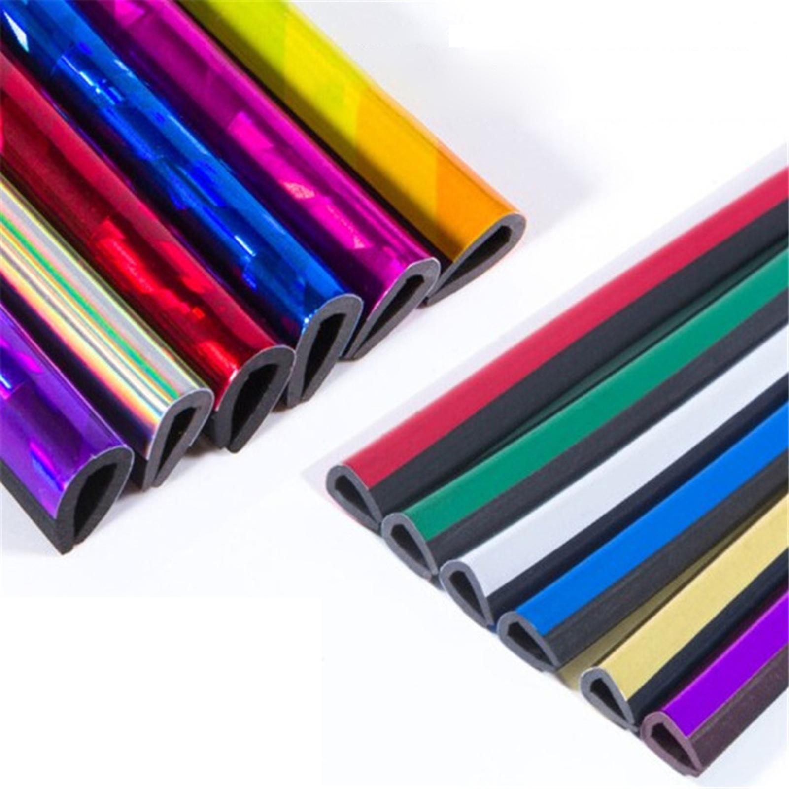 

10pcs Car Air Conditioner Vent Trim Colorful PVC Stylish Interior Moulding Strip for Decoration