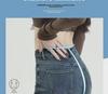 Women's Gray High Waist Slim Flared Jeans with Raw Edge - Spring/Autumn 2024