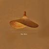 Hand Make Bamboo Wicker Led Pendant LIight Ceiling Vintage Hanging Lamp Rattan for Dining Room Indoor Lighting Chandelier